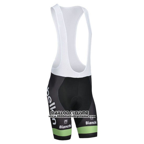 2014 Maillot Ciclismo Belkin Noir et Vert Manches Courtes et Cuissard